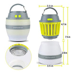 ERAVSOW Bug Zapper & LED Camping Lantern 2-in-1, Waterproof Rechargeable Mosquito Killer, Portable Compact Camping Gear for Home & Outdoors.