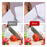 Professional Kitchen Knife Sharpener JOSO 3 Stage Stainless Steel Chef Knife Sharpener with Diamond Tungsten Ceramic for Dull Steel, Paring, Chefs and Pocket Knives, Sharpens Scissors Quickly