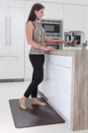 Imprint Cumulus9 Kitchen Mat Chevron Series Island Area Runner 26 in. x 72 in. x 5/8 in. Espresso