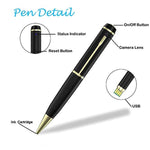 KIMUVIN Spy Pen Camera,16GB 1080P Full HD Mini Hidden Camera Pen with Video and Photo Recorder Dvr (2018)