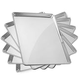 GRIDMANN 18" x 26" Commercial Grade Aluminum Cookie Sheet Baking Tray Pan Full Sheet - 6 Pans