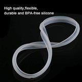 Power Pressure Cooker Sealing Ring Clear Color Multi-Cooker Rubber Gaskets for Many 5 Liter 6 Liter 5 Quart and 6 Quart Models, Set of 2