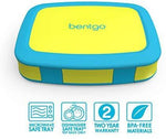 Bentgo Kids Brights – Leak-Proof, 5-Compartment Bento-Style Kids Lunch Box – Ideal Portion Sizes for Ages 3 to 7 – BPA-Free and Food-Safe Materials (Fuchsia)