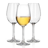 Unbreakable White Wine glasses by TaZa - 100% Tritan Dishwasher-safe, shatterproof plastic wine glasses - Smooth Rims -Set of 4 (12 oz)