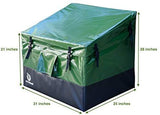 YardStash YSSB02 Outdoor Storage Deck Box Medium, Green