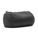 Big Joe 0002655 Media Lounger Foam Filled Bean Bag Chair, Black Lenox