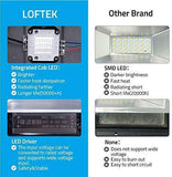 Nova Plus 50W RGB LED LOFTEK Flood Light, Outdoor IP66 Waterproof Explosion-Proof Glass Color Changing Light with Remote Control and US 3-Plug, Wall Washer Light (Silver)