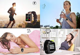 DZ09 Bluetooth Smart Watch - WJPILIS Smart Wrist Watch Smartwatch Phone Fitness Tracker with SIM Card Slot Camera Pedometer Compatible iOS iPhone Android Samsung Phones for Men Women Kids (Black)