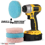 Drill Brush - Cleaning Supplies - Bathroom Accessories - Scrub Pads - Shower Cleaner - Bathtub - Bath Mat – Bathroom Sink - Scrubber - Hard Water Stain Remover - Glass Cleaner...