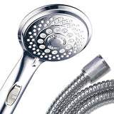 HotelSpa 7-Setting Hand Shower with On/Off Pause, Chrome, 4"