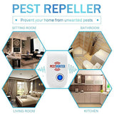 Ultrasonic Pest Repeller | Best Pest Control Ultrasonic Repellent - Set of 2 Electronic Pest Control - Plug in Home Indoor Repeller - Pest Reject - Get Rid of Mosquitos, Insects, Rats, Mice, Roaches