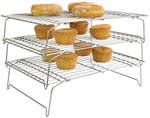 Surpahs 304 Grade Stainless Steel 3-Tier Stackable Cooling Rack Set