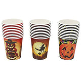 Richboom Halloween Party Disposable Cup 30 Pack Halloween Party Prints Disposable Cup for Halloween Party