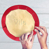 Reusable Silicone Pie Crust Shield - No-Burn, No-Mess, Perfect Pies - Adjustable and Reusable - Fits 8"-11" Pie Plates - Easy to Store, Easy to Clean - 100% Safe to use - Made of Sturdy Material