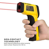 AVANTEK Dual Laser Infrared Thermometer -58 ºF - 1562 ºF (-50 ºC - 850 ºC), Non-Contact Digital IR Temperature Gun, Adjustable Emissivity, MAX/MIN/DIF/AVG Modes with Temperature Alarm