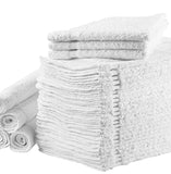 Alurri Bath Mat - 2 Pack - Machine Washable Cotton BathMats - Quick Dry Shower/Bathtub Step Out Bath Rug - Soft, Plush & Super Absorbent - Hotel, Spa Bathroom Floor Towel Mat (20x30, Washcloth)