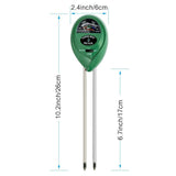 KKmall 3-in-1 Soil Meter with Moisture Light and PH Test Function