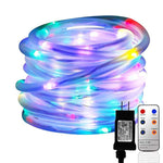LED Rope Lights, 33ft 136 LED Waterproof String Lights with Remote, 8 Mode/Timer Fairy Lights for Christmas Holiday Garden Patio Party Halloween Home Pool Outdoor Indoor Decoration (Colorful)