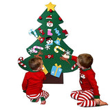 YISUGAR 3ft DIY Felt Christmas Tree Set + 26pcs Detachable Ornaments, Wall Hanging Xmas Gifts for Christmas Decorations