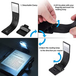 Clip Reading Light,AoLiPlus Tough Switch 4 Levels Brightness LED Book Light Multifunctional as Bookmark Desk & Bed Lamp for Reading with Soft Cover and Hard Cover Books,Magazines,eReaders,etc