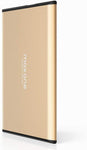 500GB External Hard Drive Portable - Maxone 2.5'' Ultra Slim HDD Storage USB 3.0 for PC, Mac, Laptop, PS4, Xbox one - Gold