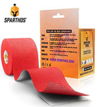 Sparthos Kinesiology Tape - Incredible Support for Athletic Sports and Recovery - Free Kinesiology Taping Guide! - Uncut 2 inch x 16.4 feet Roll