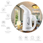 LOGROTATE Garment Steamer 120ML Mini Fabric Steamer with 45-Second Heat-up Powerful Little Portable Hand Clothes Steamer&Small Handheld Steamers for Clothes-New Design Travel Steamer for Home&Travel