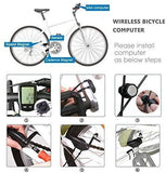 SY Bicycle Speedometer and Odometer Wireless Waterproof Cycle Bike Computer with LCD Display & Multi-Functions by YS