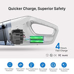 [Upgraded Version]Handheld Vacuum, HoLife Cordless Vacuum Cleaner with 14.8V Li-ion Battery Powered Rechargeable Quick Charge Tech and Cyclone Suction Lightweight Hand Vac by HoLife