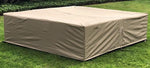 Dola Large Outdoor Sofa Sectional Cover Square Waterproof Heavy Duty Measuring 126-Inches, Patio Furniture Cover In Beige