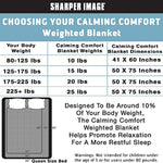 Allstar Innovations Sharper Image Calming Comfort Weighted Blanket-20 lbs, 20-Pound, Grey