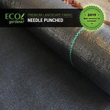 ECOgardener Premium 5oz Pro Garden Weed Barrier Landscape Fabric Durable & Heavy-Duty Weed Block Gardening Mat, Easy Setup & Superior Weed Control, Eco-Friendly & Convenient Design, 3ft x 50ft