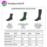 MadSportsStuff Elite Basketball Socks with Net Crew Length - Made in The USA