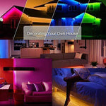 LED Strip Lights 32.8ft, ikelimus 10m RGB Waterproof Self-Adhesive Dimmable LED Light Strips 12Vdc SMD 5050 300 LEDs LED Tape Light with 44-Keys IR Remote Controller for Clubs/Homes/Hotels/Outdoor