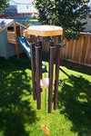 Soothing Melodic Tones & Solidly Constructed Bamboo/Aluminum Chime by UpBlend Outdoors