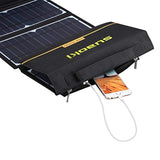 SUAOKI Solar Charger 60W Portable Solar Panel Foldable High Efficiency 5V USB 18V DC Dual Output Charger for Laptop Tablet GPS iPhone iPad Camera Other 5-18V Device