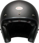 Bell Custom 500 Carbon Open-Face Motorcycle Helmet (Ace Cafe Tonup Black/White, X-Large)