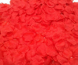 CODE FLORIST 2200 PCS Dark-Red Silk Rose Petals Wedding Flower Decoration