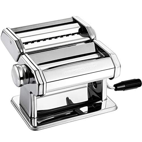 Pasta Maker Machine, Stainless Steel Homemade Pasta Noodle Machine With Adjustable Pasta Roller, Pasta Cutter, Hand Crank