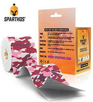 Sparthos Kinesiology Tape - Incredible Support for Athletic Sports and Recovery - Free Kinesiology Taping Guide! - Uncut 2 inch x 16.4 feet Roll