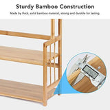 3-Tier Standing Spice Rack LITTLE TREE Kitchen Bathroom Countertop Storage Organizer, Bamboo Spice Bottle Jars Rack Holder with Adjustable Shelf, Bamboo