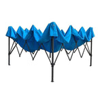 Le Papillon 10 x 10 Ft Instant Foldable Outdoor Pop up Canopy, Sky Blue