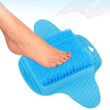 Shower Foot Scrubber Bath Brush, Free Hanging Hooks, Foot Brush Bristles Deep Clean, Hard Dead Rough Dry Skin Callus Exfoliate Stimulate Feet Cleaner Scrub Massager Spa...