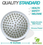 SparkPod Shower Head - High Pressure Rain - Luxury Modern Chrome Look - Easy Tool Free Installation - The Perfect Adjustable Replacement For Your Bathroom Shower Heads