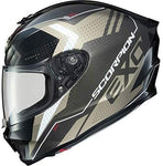 Scorpion EXO-R420 Adult Street Motorcycle Helmet - Seismic Matte Hi-Vis/Dark Grey/Medium