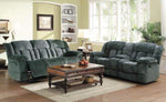 Homelegance Laurelton 90" Microfiber Double Reclining Sofa, Chocolate Brown