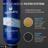 Aquasana Whole House Well Water Filter System w/ UV Purifier & Salt-Free Descaler - Filters Sediment & 97% Of Chlorine - Carbon & KDF Home Water Filtration - 500,000 Gl