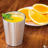 Better For Your - Small Tumbler Cups Stainless Steel Double Wall - 8oz (250ml) - Set of 3