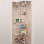 Lavish Home Closet Organizer with 6 Shelves, Over the Door Pantry Organizer and Bathroom Organizer by Lavish Home