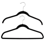 Joy Mangano (80 Count Huggable Hangers Slim Felt Velvet Hangers Space Saving Coat Hanger Non Slip